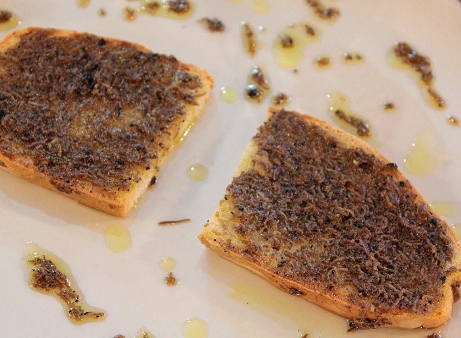 bruschetta al tartufo nero