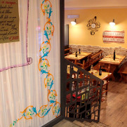 Ingresso ristorante a Norcia