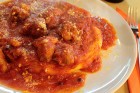 polenta bramata con sugo di costarelle