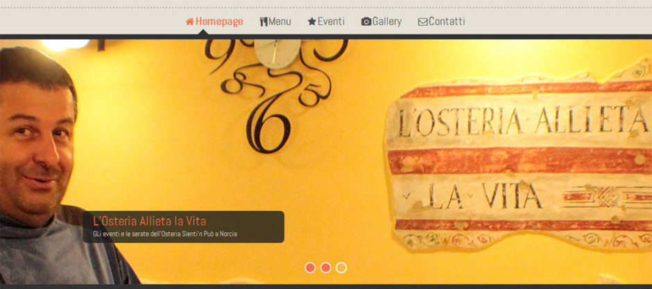 Sito web ristorante