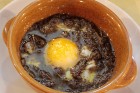 uovo al tegamino con tartufo nero di Norcia