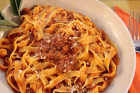 fettuccine ragu cacciagione